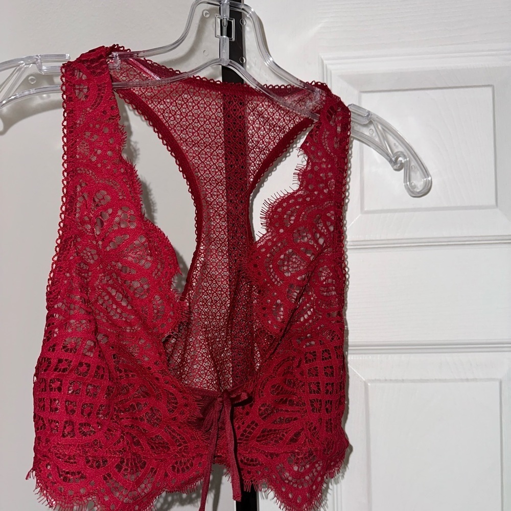 Victoria’s Secret unlined lace up bralette size Med - Picture 11 of 12